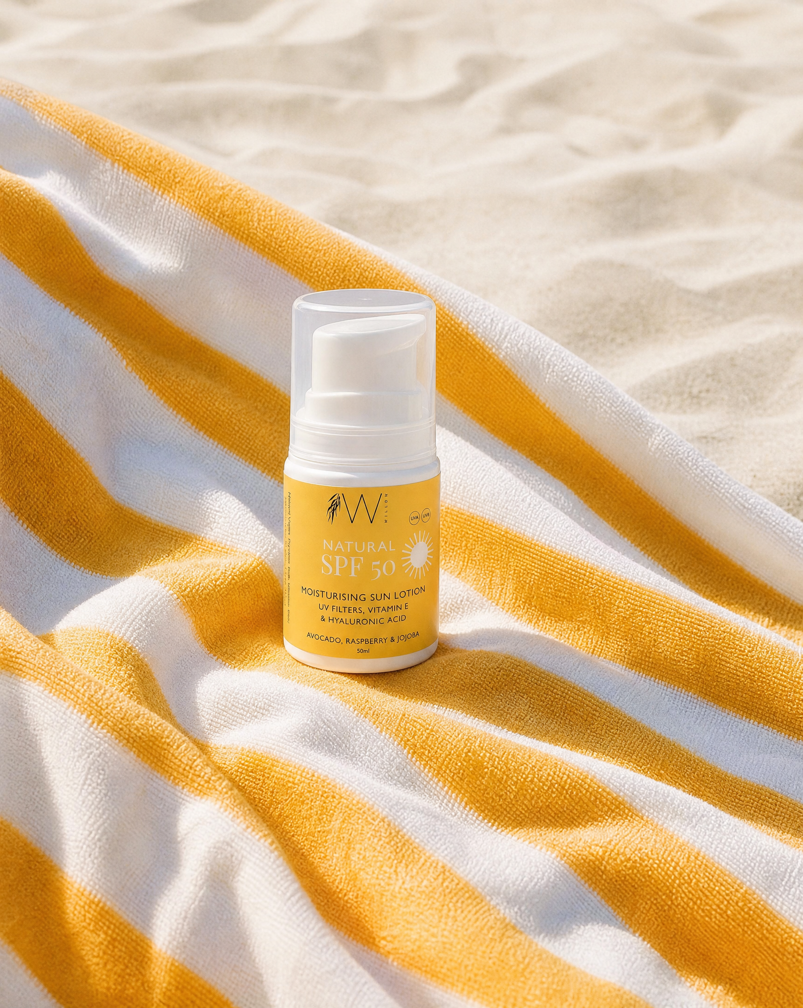 NEW! Natural SPF50 with Hyaluronic Acid