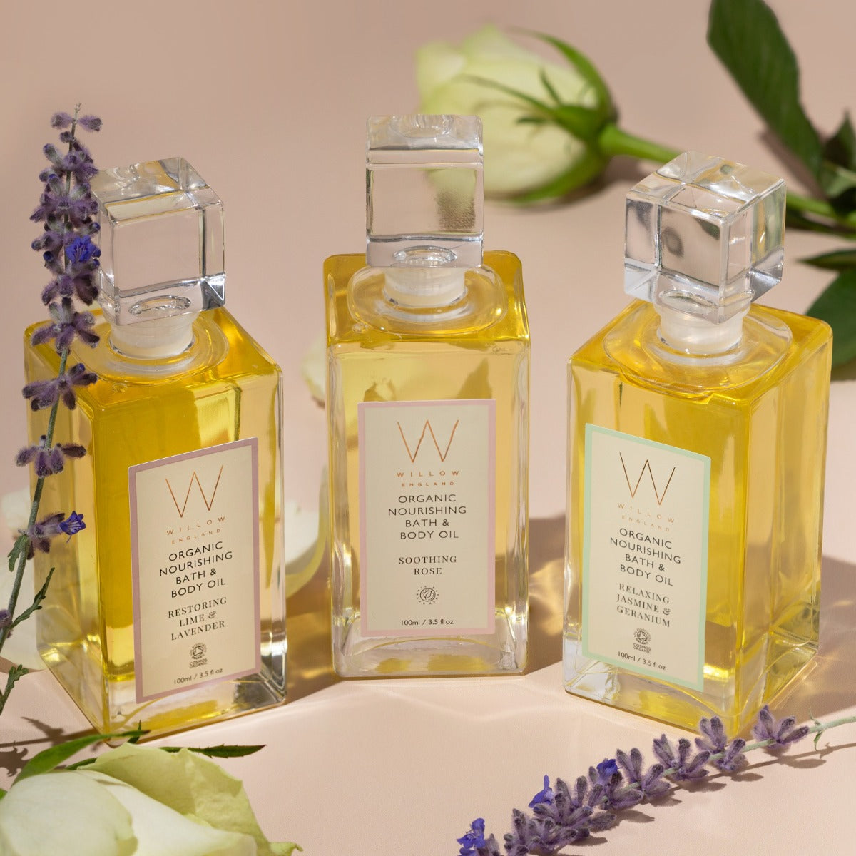 Soothing Organic Rose Body & Bath Oil