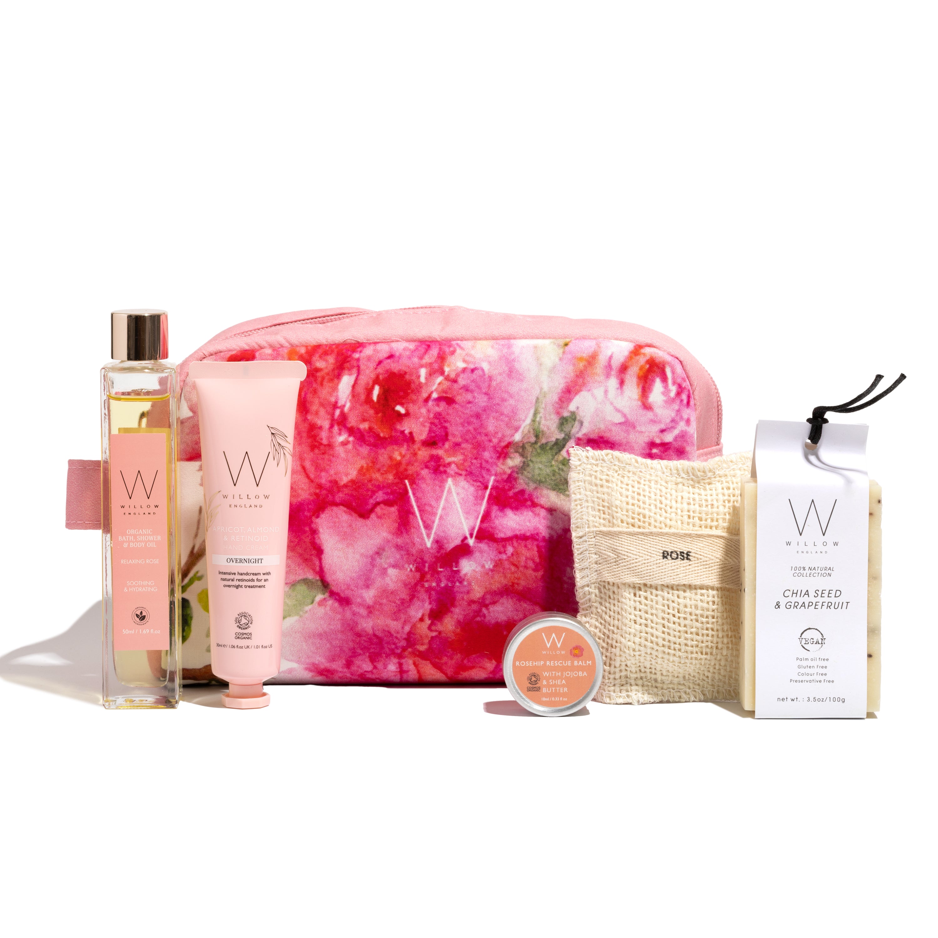 Rose Radiance Beauty Bag