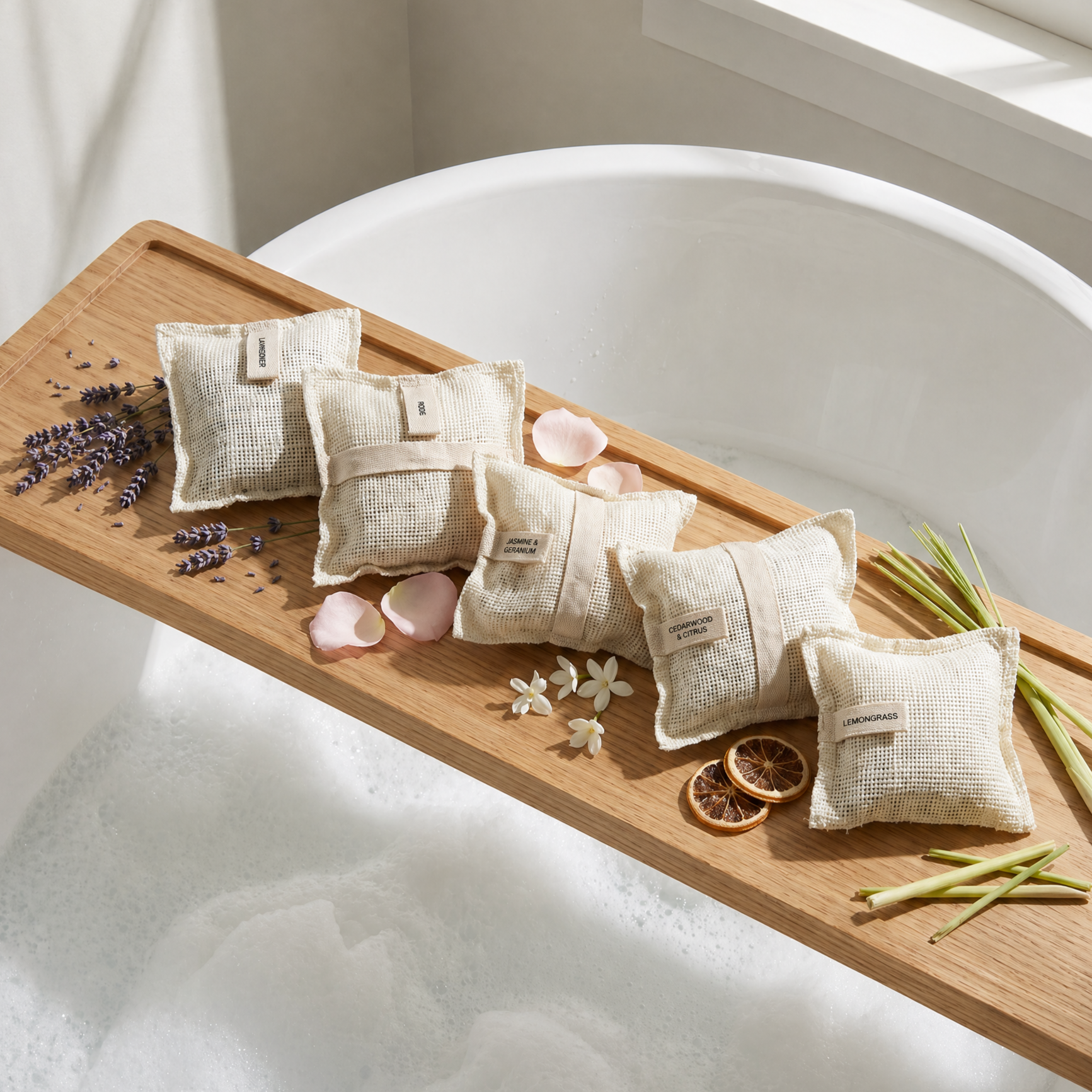 Lemongrass Soap Filled Mitt