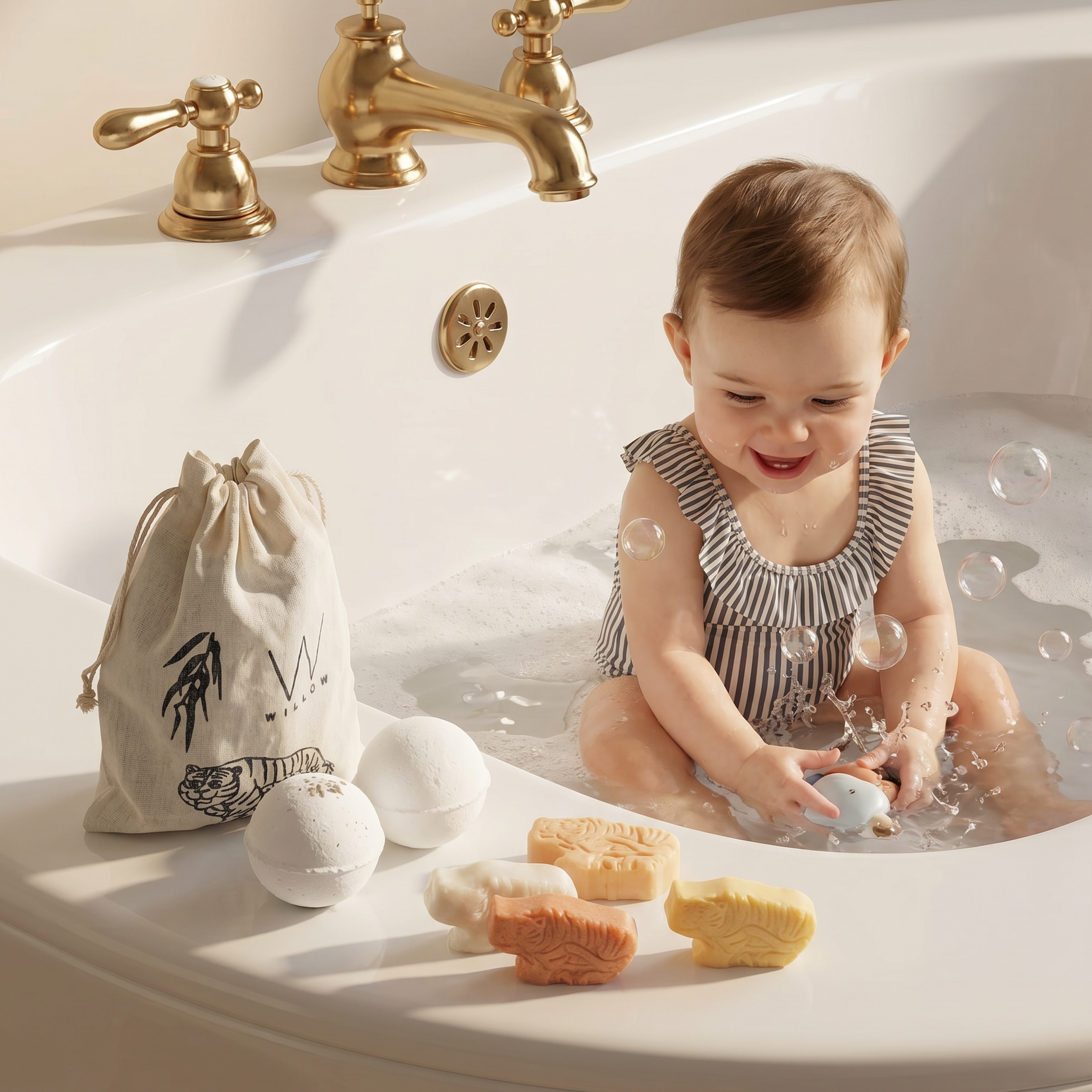 Children's Tiger Bath Bag