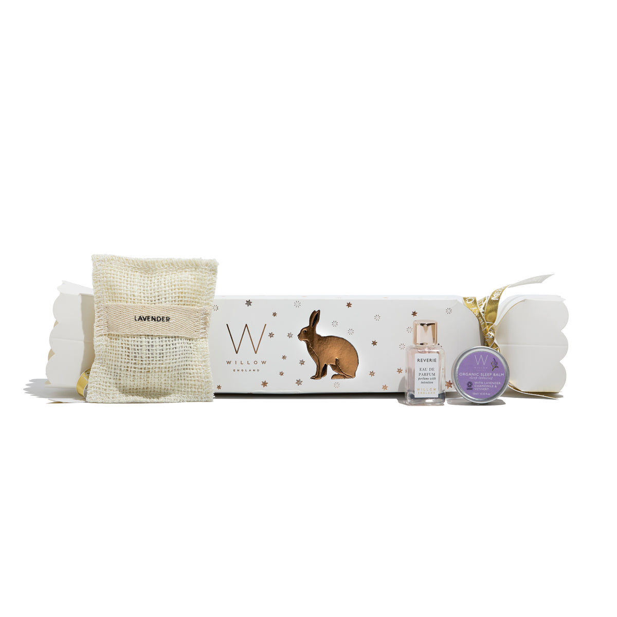 Snow Hare Sleeping Beauty Cracker