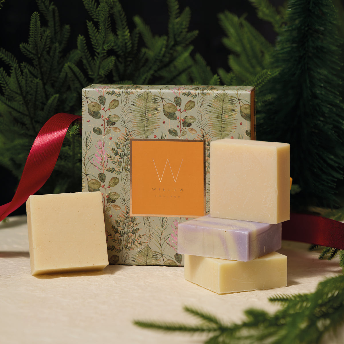 Winter Forest Four Soap Drawer Box