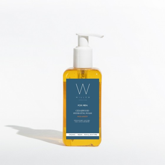 Men's organic face & body wash